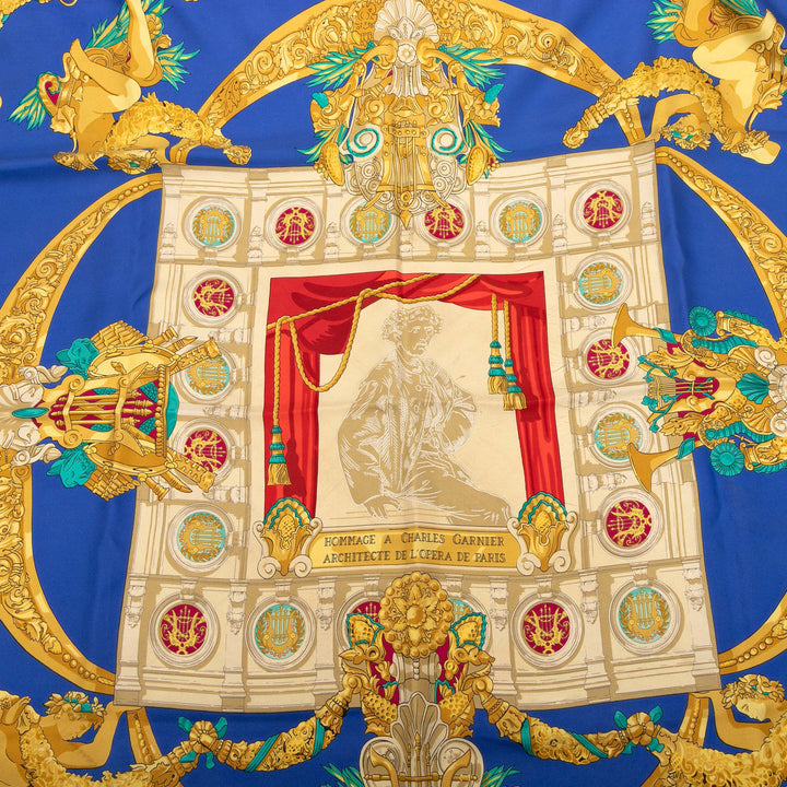 Hermès Hommage A Charles Garnier Soie Foulard – GABY PARIS Authentique