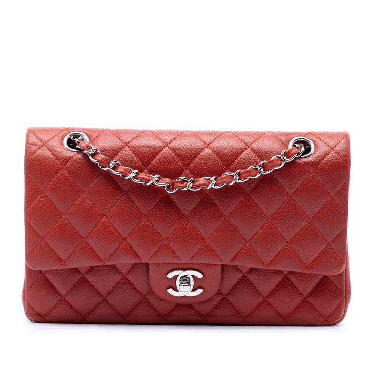Chanel Classic Double rabat Moyen Cuir caviar