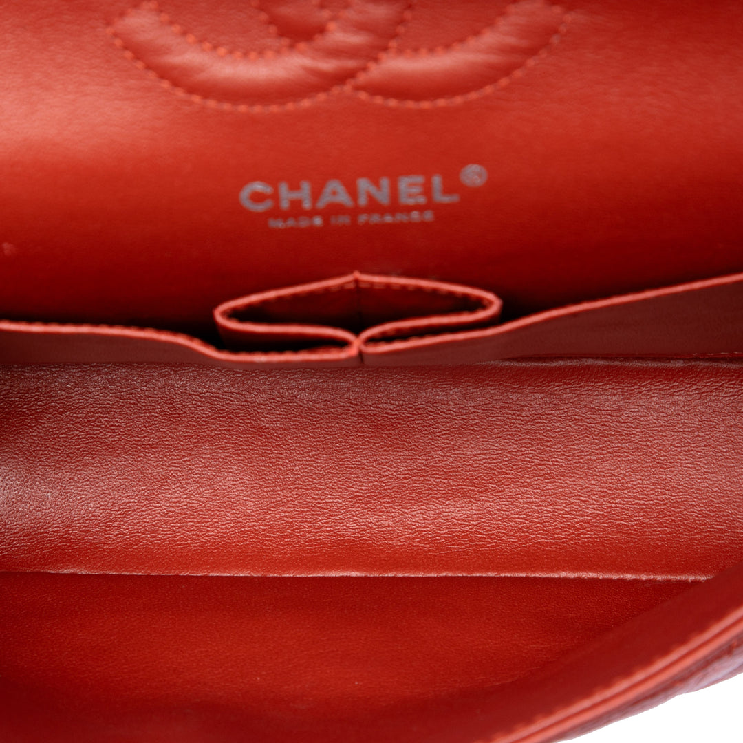 Chanel Classic Double rabat Moyen Cuir caviar
