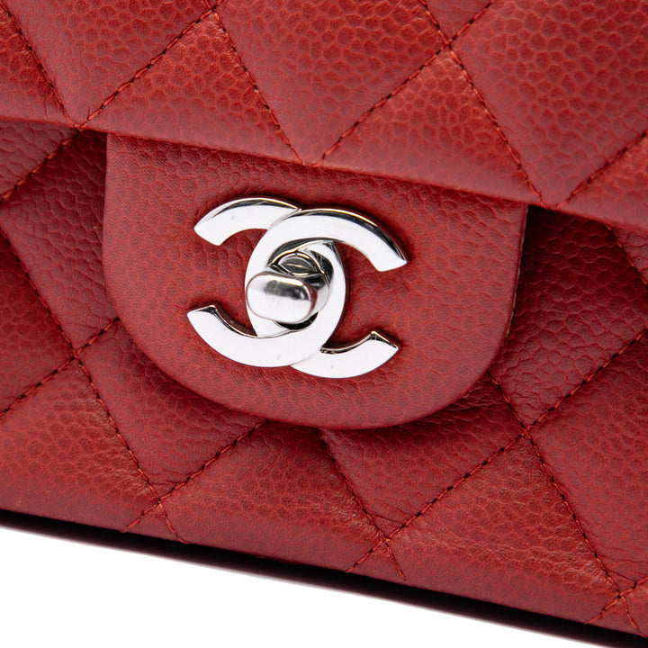 Chanel Classic Double rabat Moyen Cuir caviar