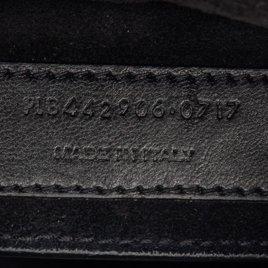 Saint Laurent Medium Croc embossé Cuir Monogram Sunset Sac porté croisé