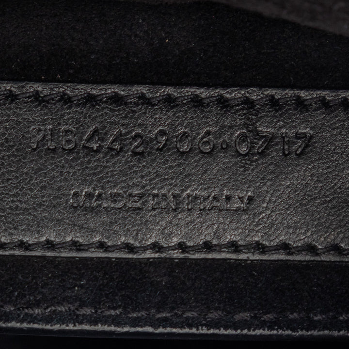 Saint Laurent Medium Croc embossé Cuir Monogram Sunset Sac porté croisé