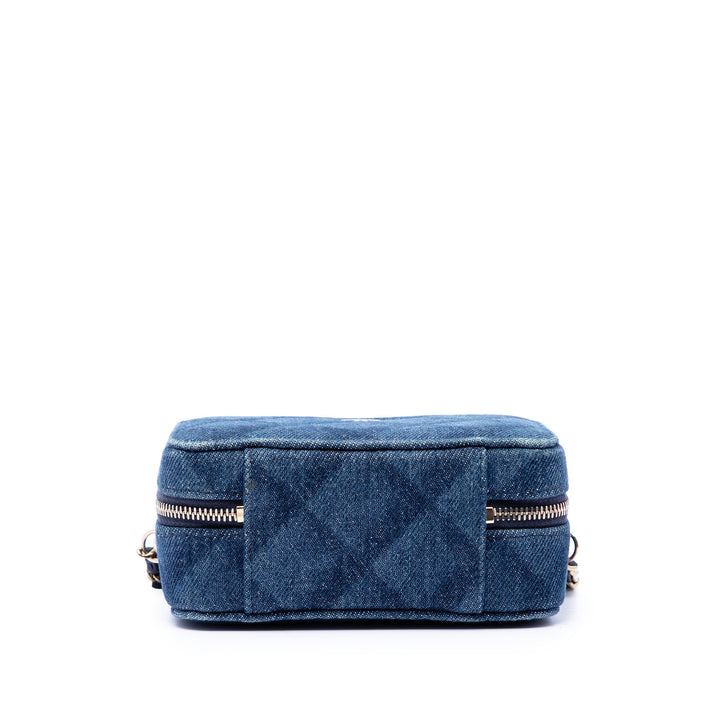 Chanel CC Printed Jean Camera Étui