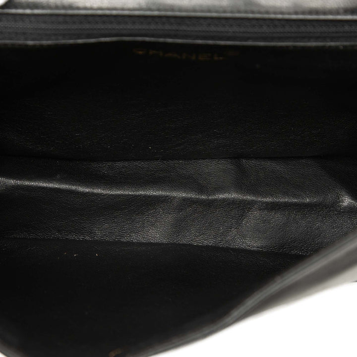 Chanel CC Matelassé Cuir d’agneau Rabat intégral