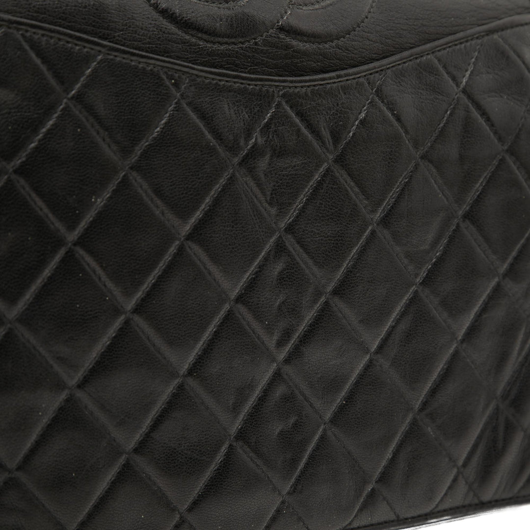 Chanel CC Matelassé Cuir d’agneau Rabat intégral