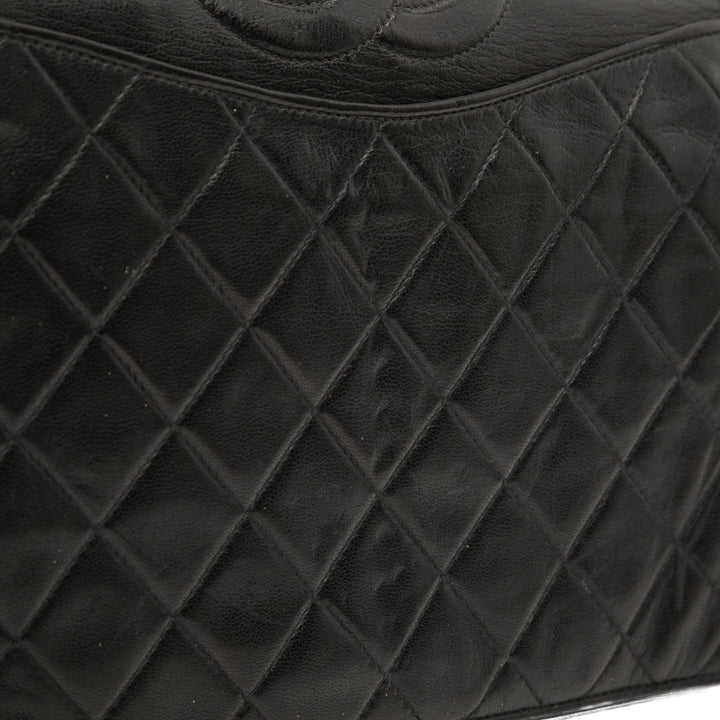 Chanel CC Matelassé Cuir d’agneau Rabat intégral