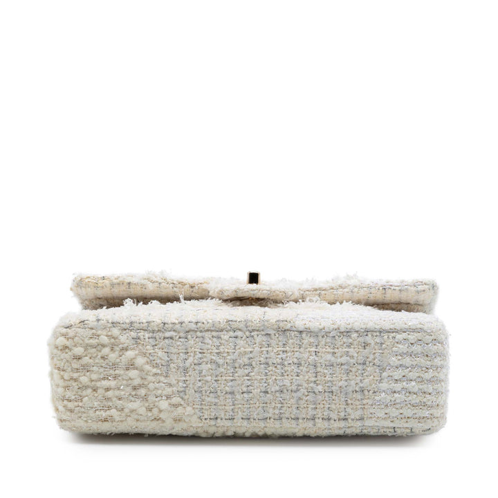 Chanel Medium Classic Tweed Patchwork Double rabat