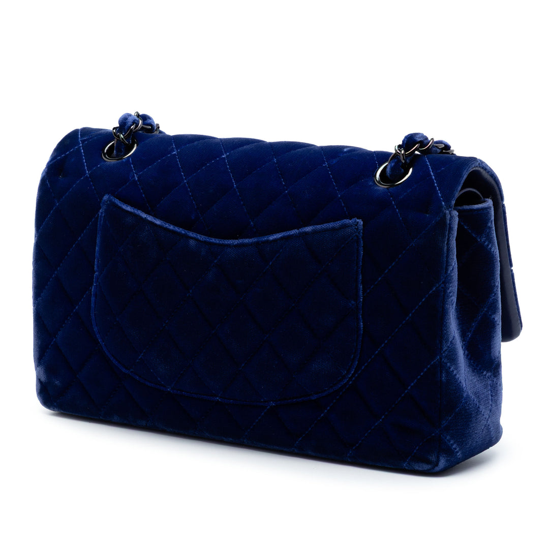 Chanel Medium Classic Velours Double rabat