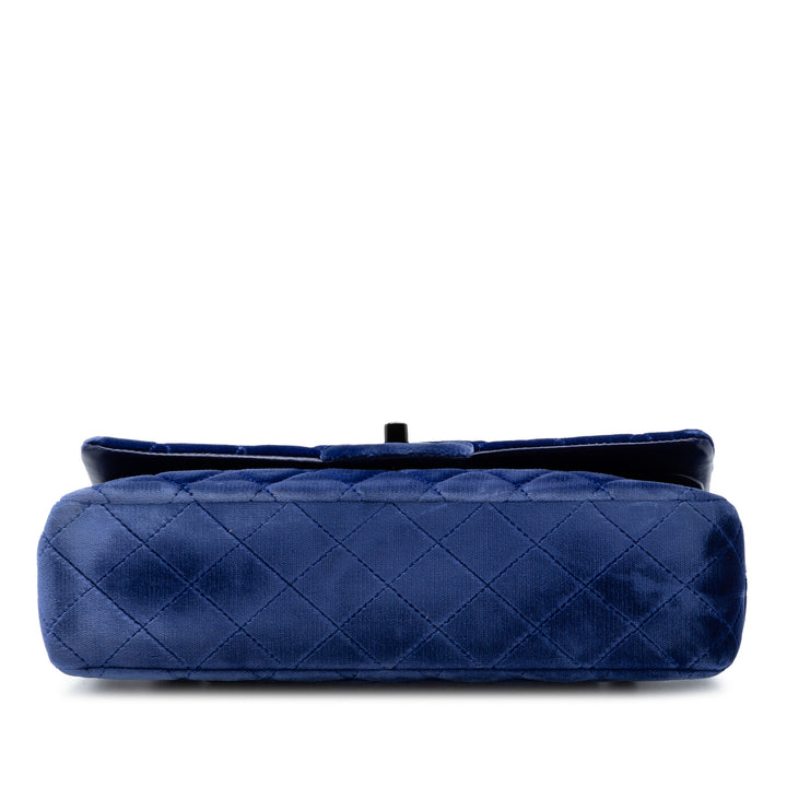 Chanel Medium Classic Velours Double rabat