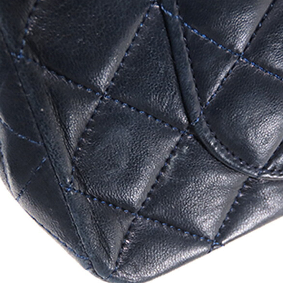 Chanel Small Classic Cuir d’agneau Double rabat