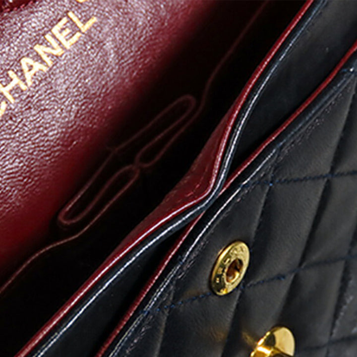 Chanel Small Classic Cuir d’agneau Double rabat
