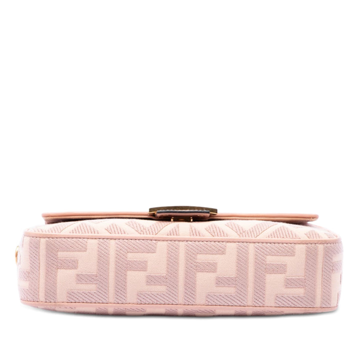 Fendi Zucca brodé Toile Baguette Sac