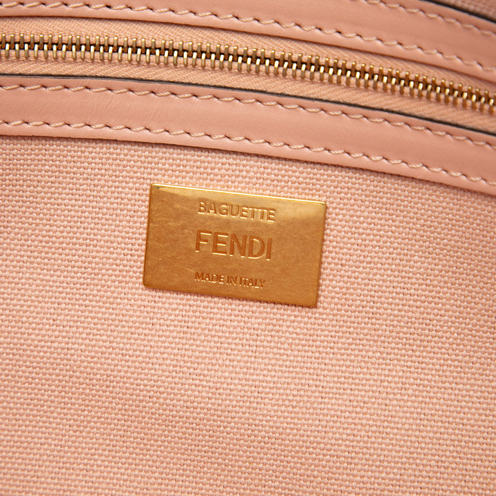 Fendi Zucca brodé Toile Baguette Sac