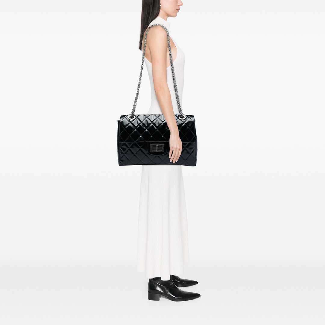 Chanel Matelassé Reissue 2.55 Travel à rabat XXL Cuir