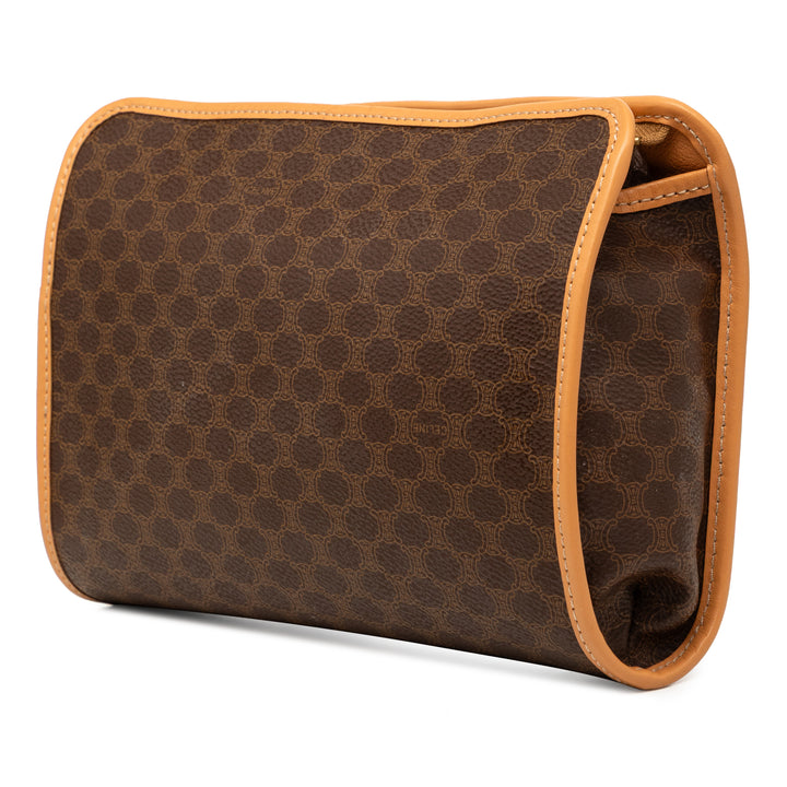 Macadam Pochette Toile enduite Marron