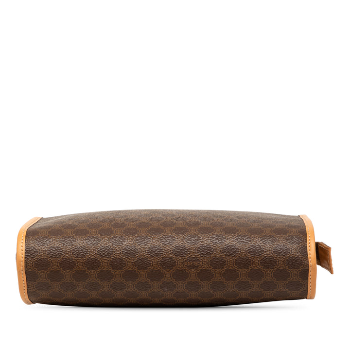 Macadam Pochette Toile enduite Marron