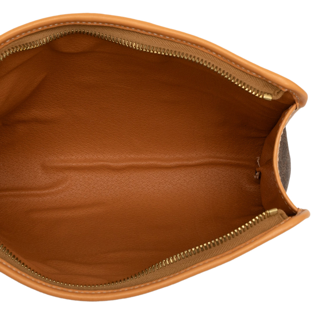 Macadam Pochette Toile enduite Marron