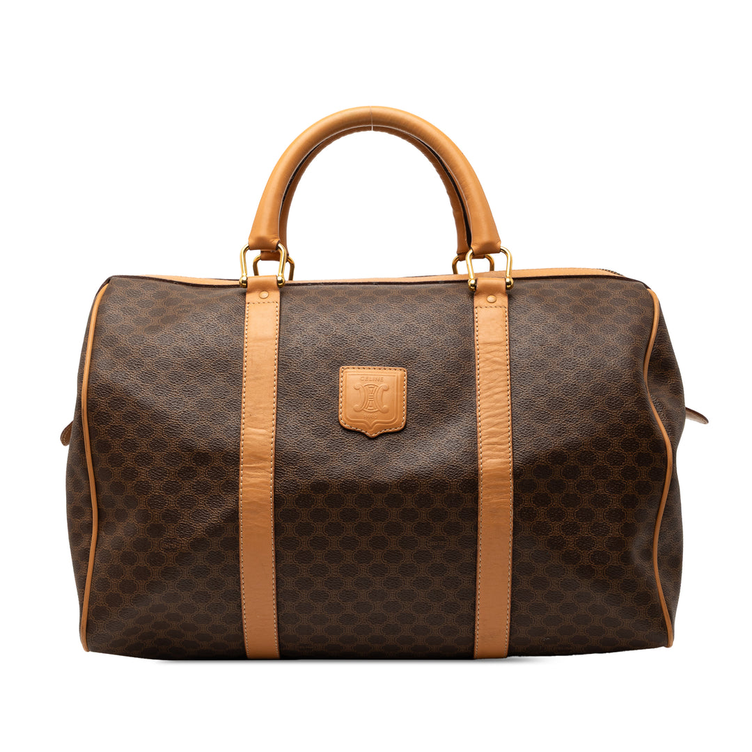 Celine Macadam Coated Toile Boston Sac