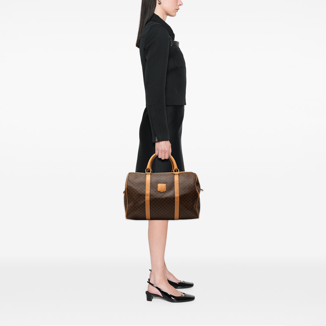 Celine Macadam Coated Toile Boston Sac