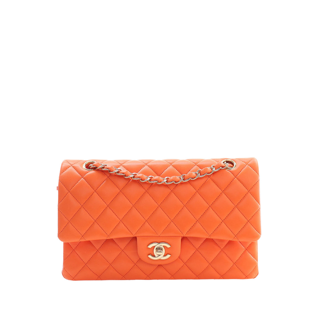 Chanel Medium Classic Cuir d’agneau Double rabat