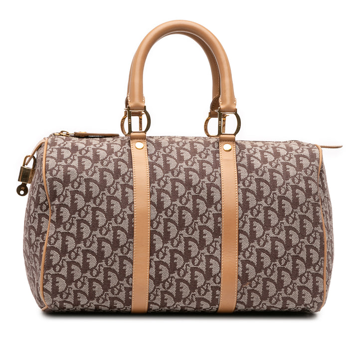 Dior Diorissimo Trotter Toile Boston Marron