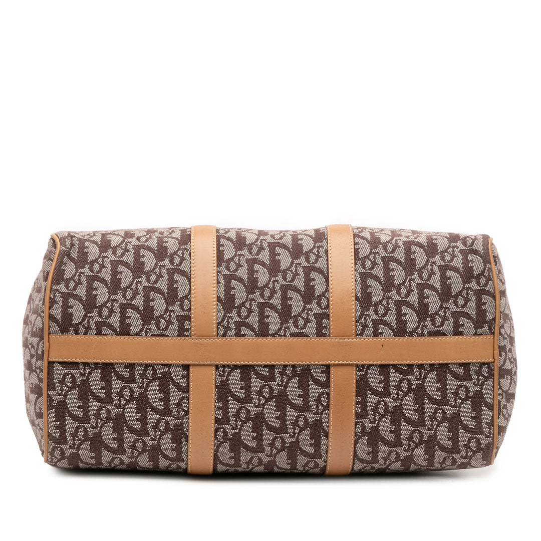 Dior Diorissimo Trotter Toile Boston Marron