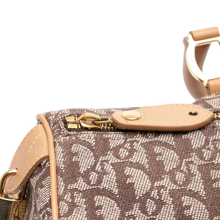 Dior Diorissimo Trotter Toile Boston Marron