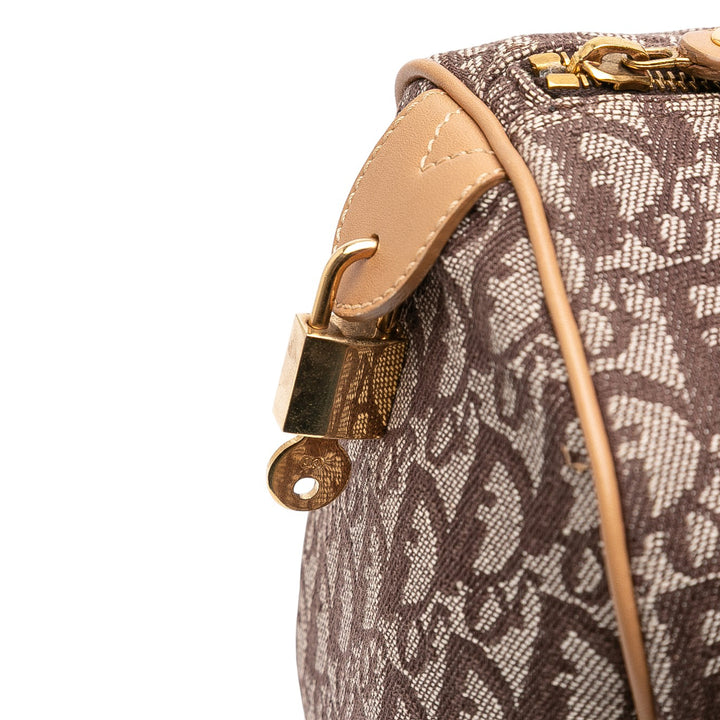 Dior Diorissimo Trotter Toile Boston Marron