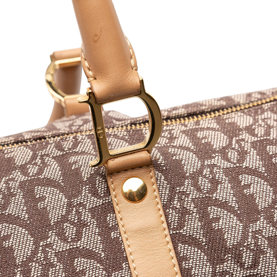 Dior Diorissimo Trotter Toile Boston Marron