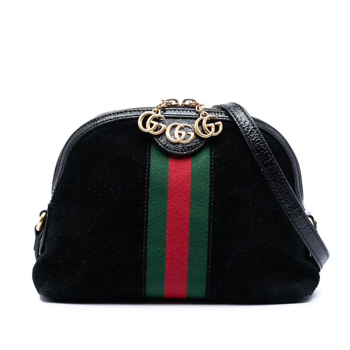 Gucci Small Daim Web Ophidia Dome Sac porté croisé