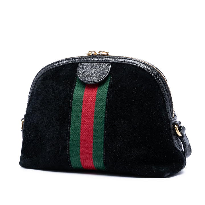 Gucci Small Daim Web Ophidia Dome Sac porté croisé