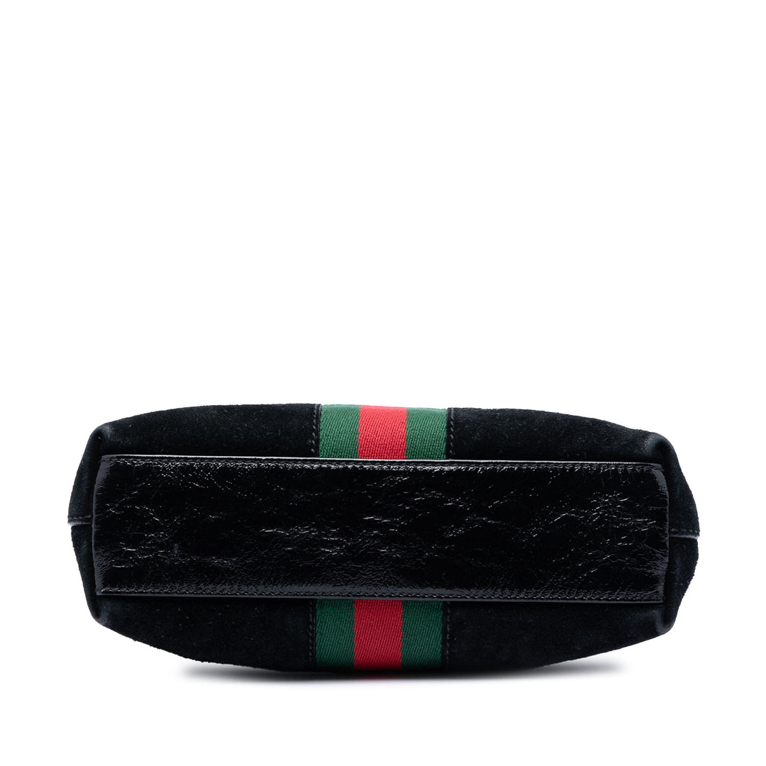 Gucci Small Daim Web Ophidia Dome Sac porté croisé