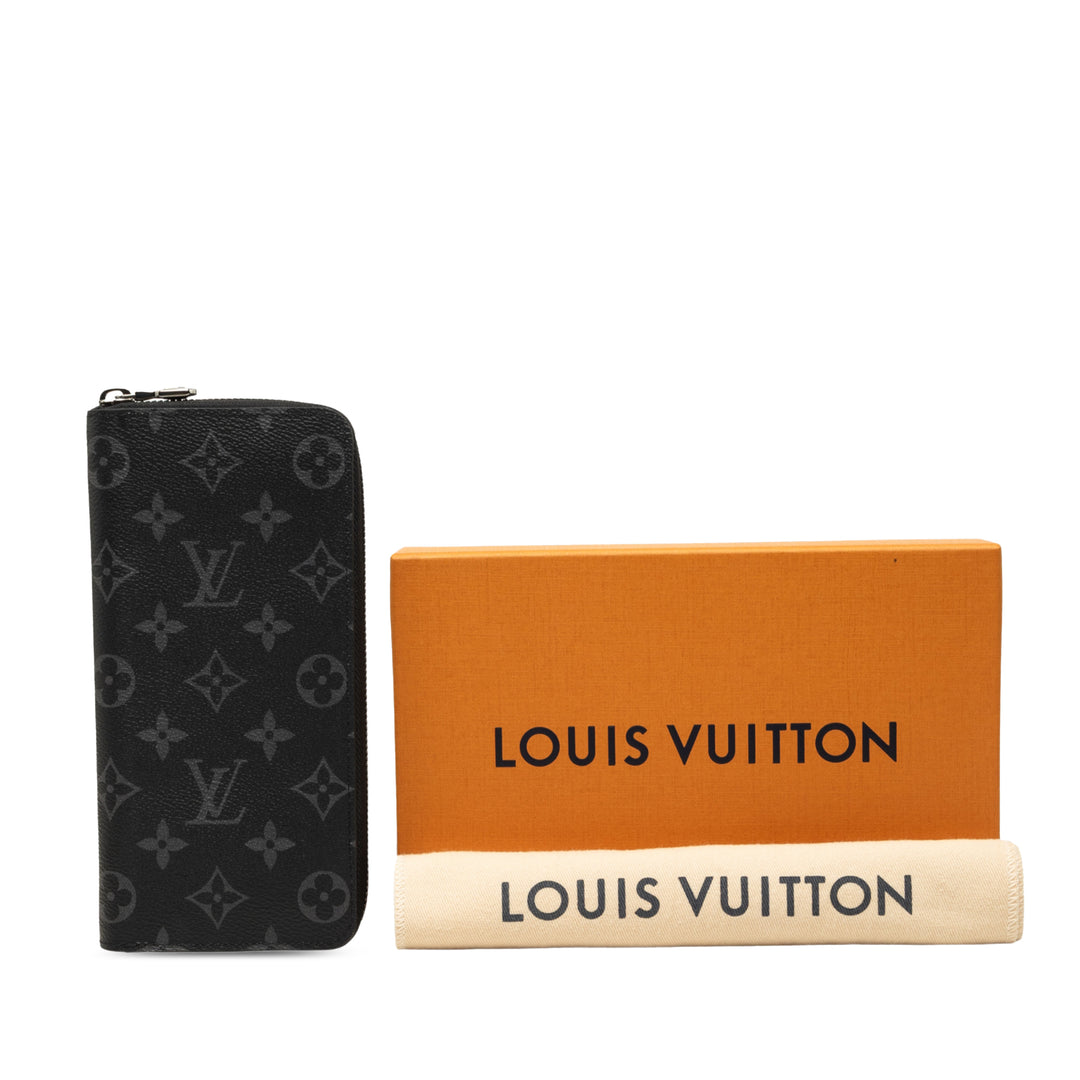 Vertical Zippy Portefeuille Monogram Eclipse Noir