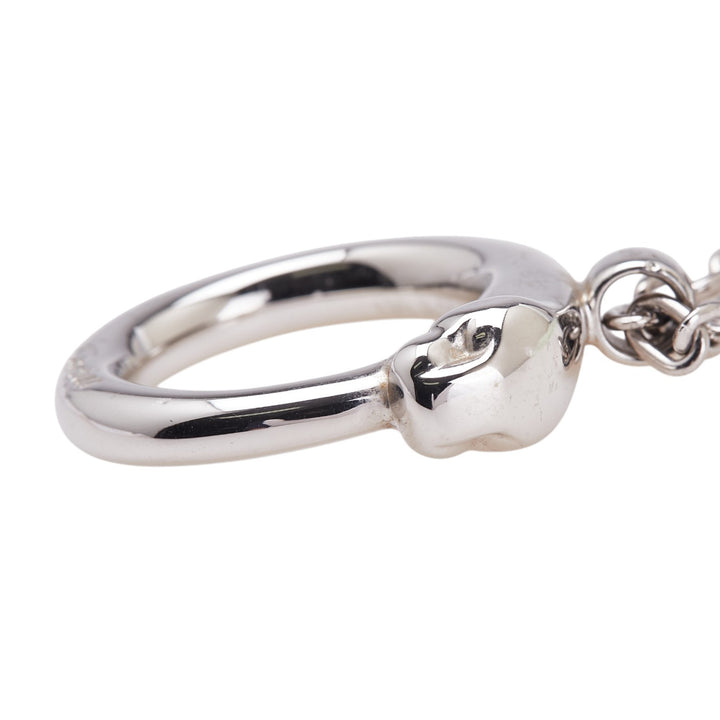 Cartier Argenté Tone Panthere Chain Key Chain Argenté