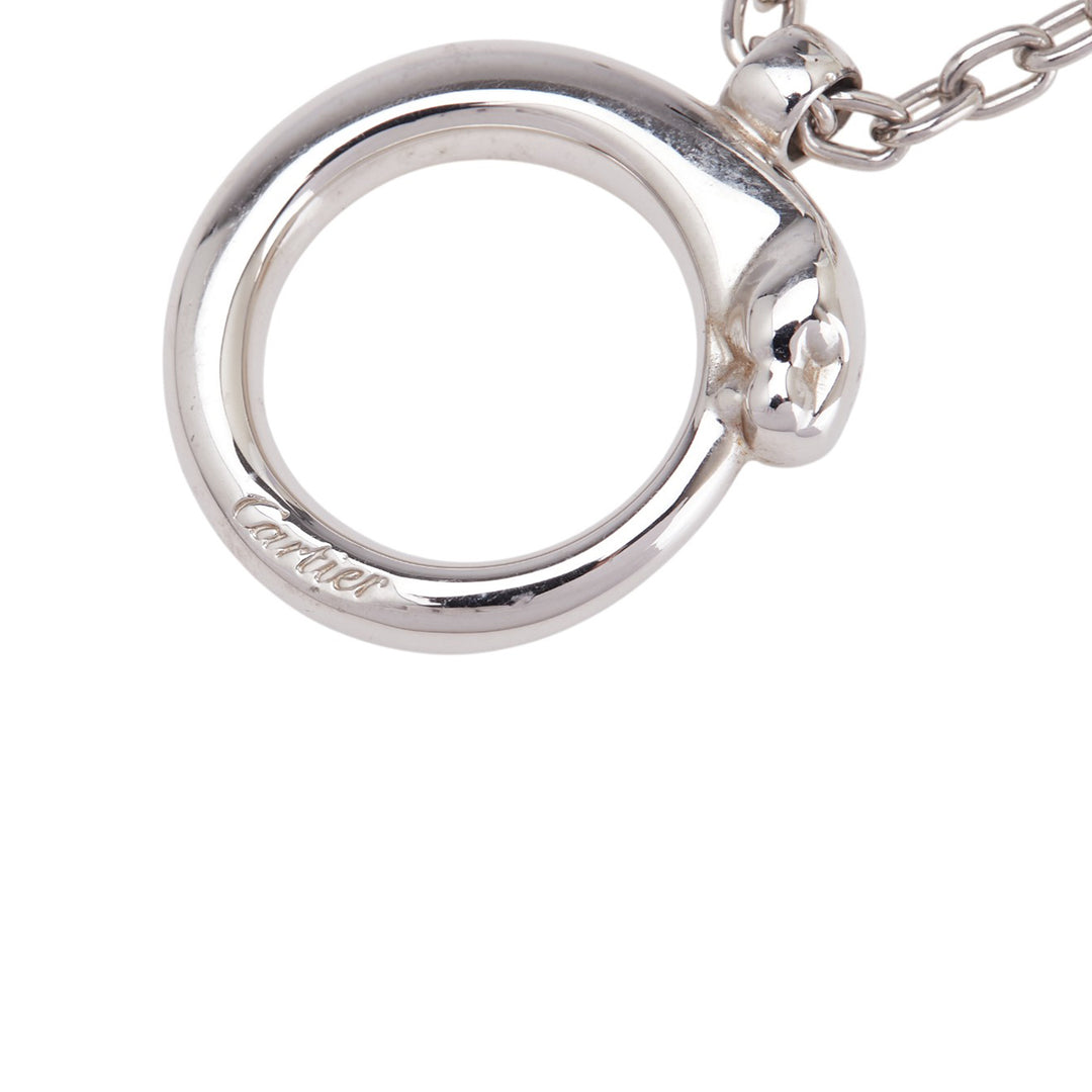 Cartier Argenté Tone Panthere Chain Key Chain Argenté
