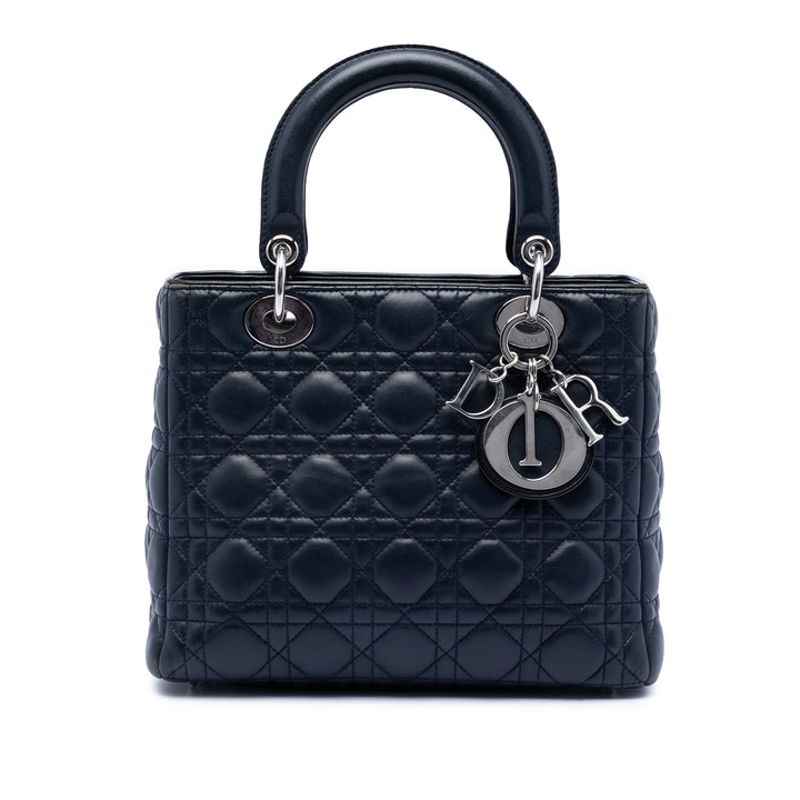 Dior Medium Cuir d’agneau Cannage Lady Dior