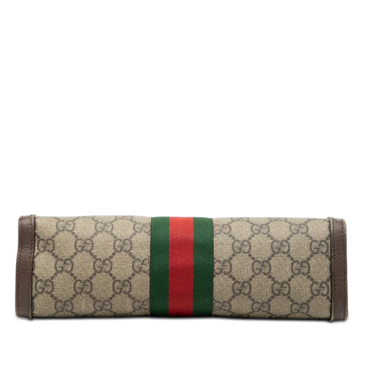 Gucci Small GG Supreme Web Ophidia Chain Sac porté croisé