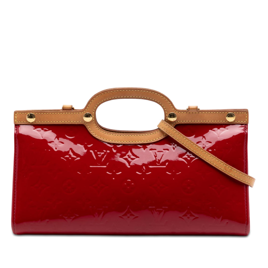 Roxbury Drive Cuir verni Monogram Rouge