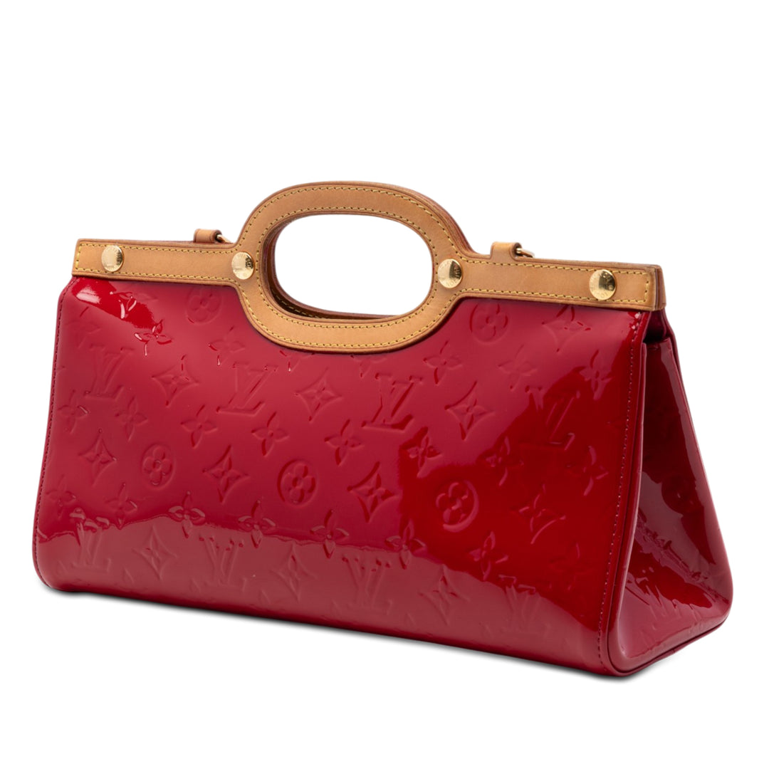 Roxbury Drive Cuir verni Monogram Rouge