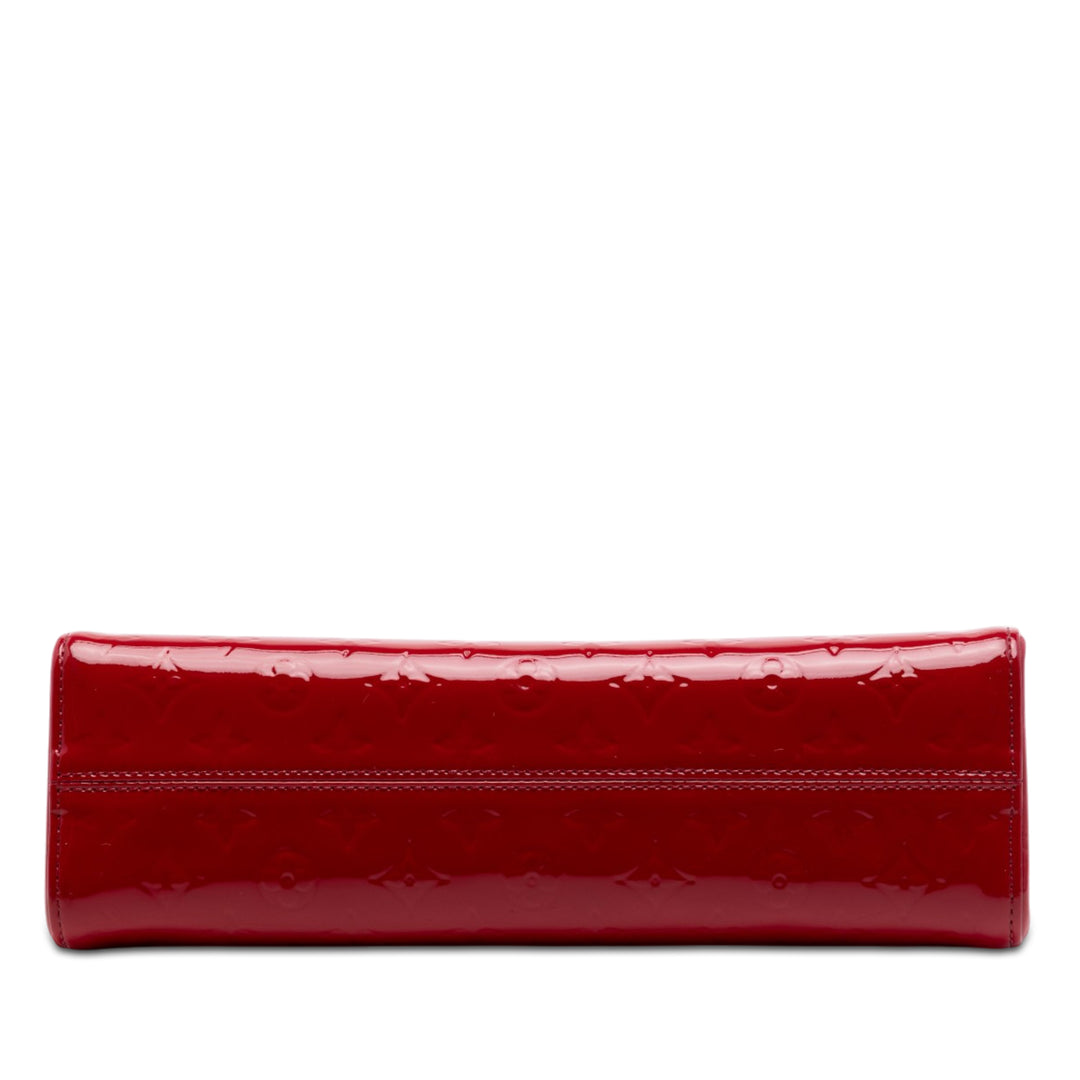 Roxbury Drive Cuir verni Monogram Rouge