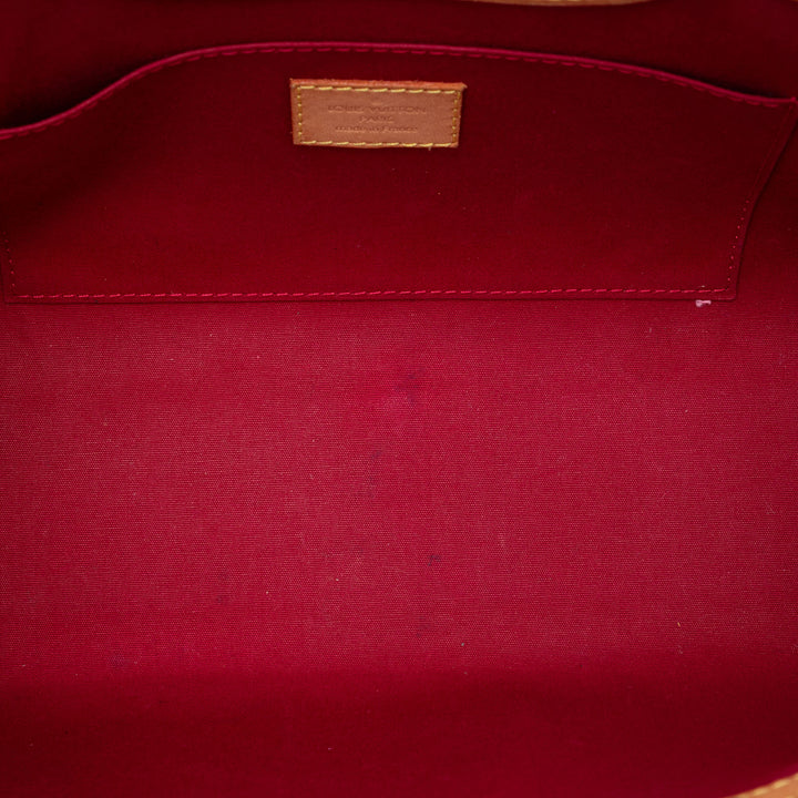 Roxbury Drive Cuir verni Monogram Rouge