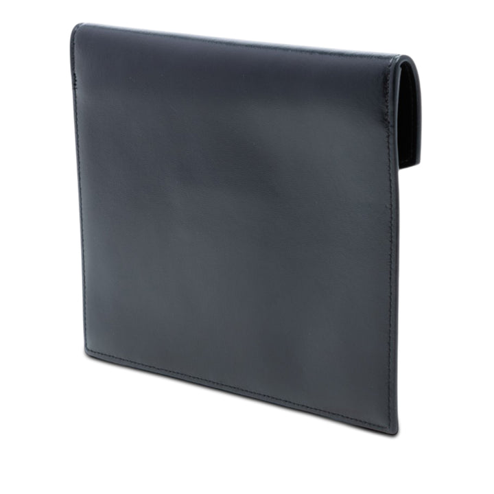 Saint Laurent Baby Smooth brillant Cuir de veau Monogram Uptown Pochette