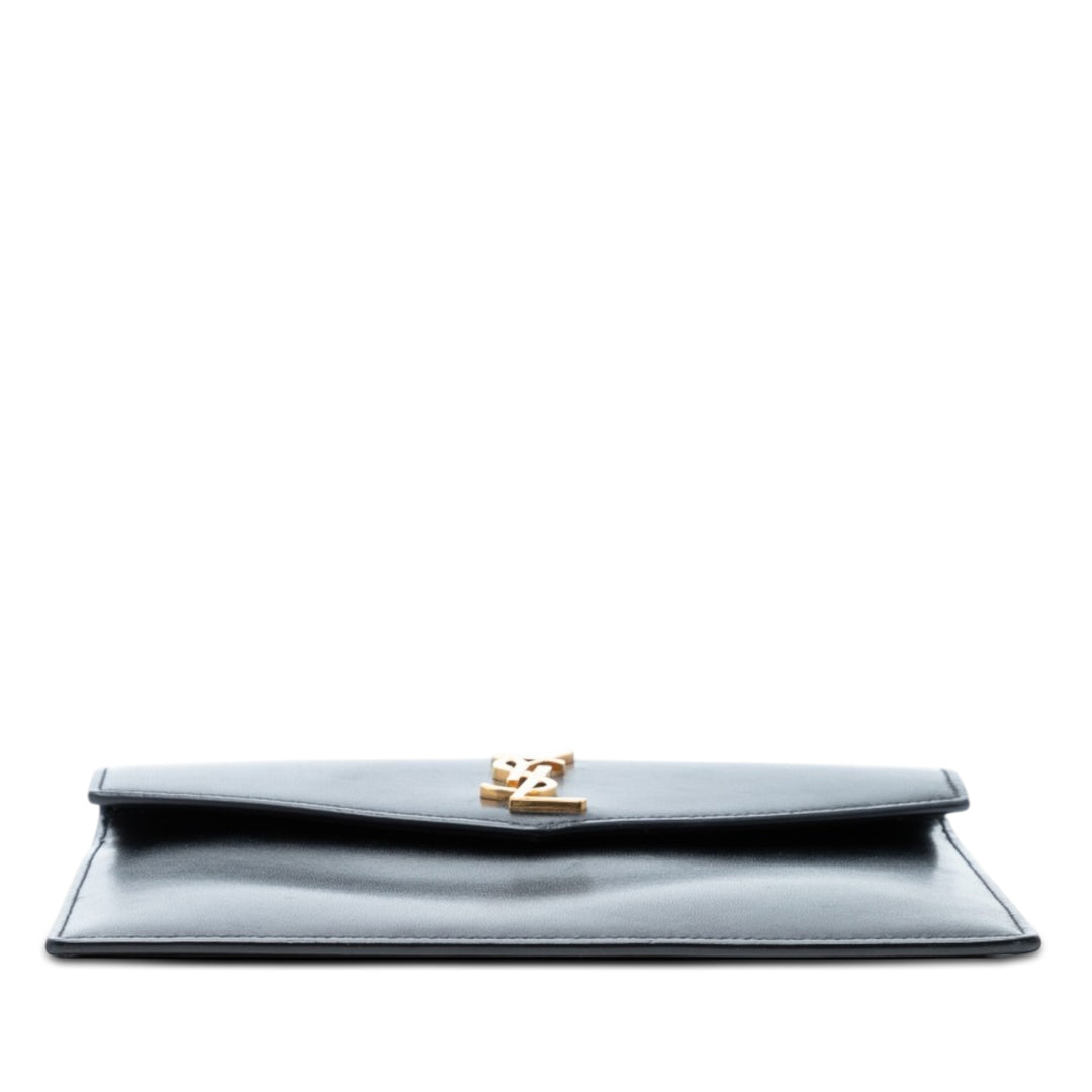 Saint Laurent Baby Smooth brillant Cuir de veau Monogram Uptown Pochette