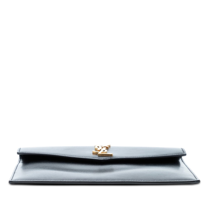 Saint Laurent Baby Smooth brillant Cuir de veau Monogram Uptown Pochette