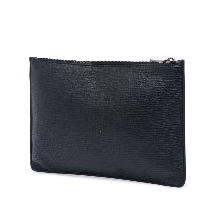 Dolce & Gabbana Cuir DG Family Patch Zip Pochette