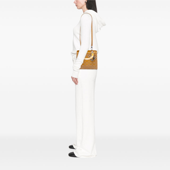 Dior Medium Cuir verni Cannage Lady Dior