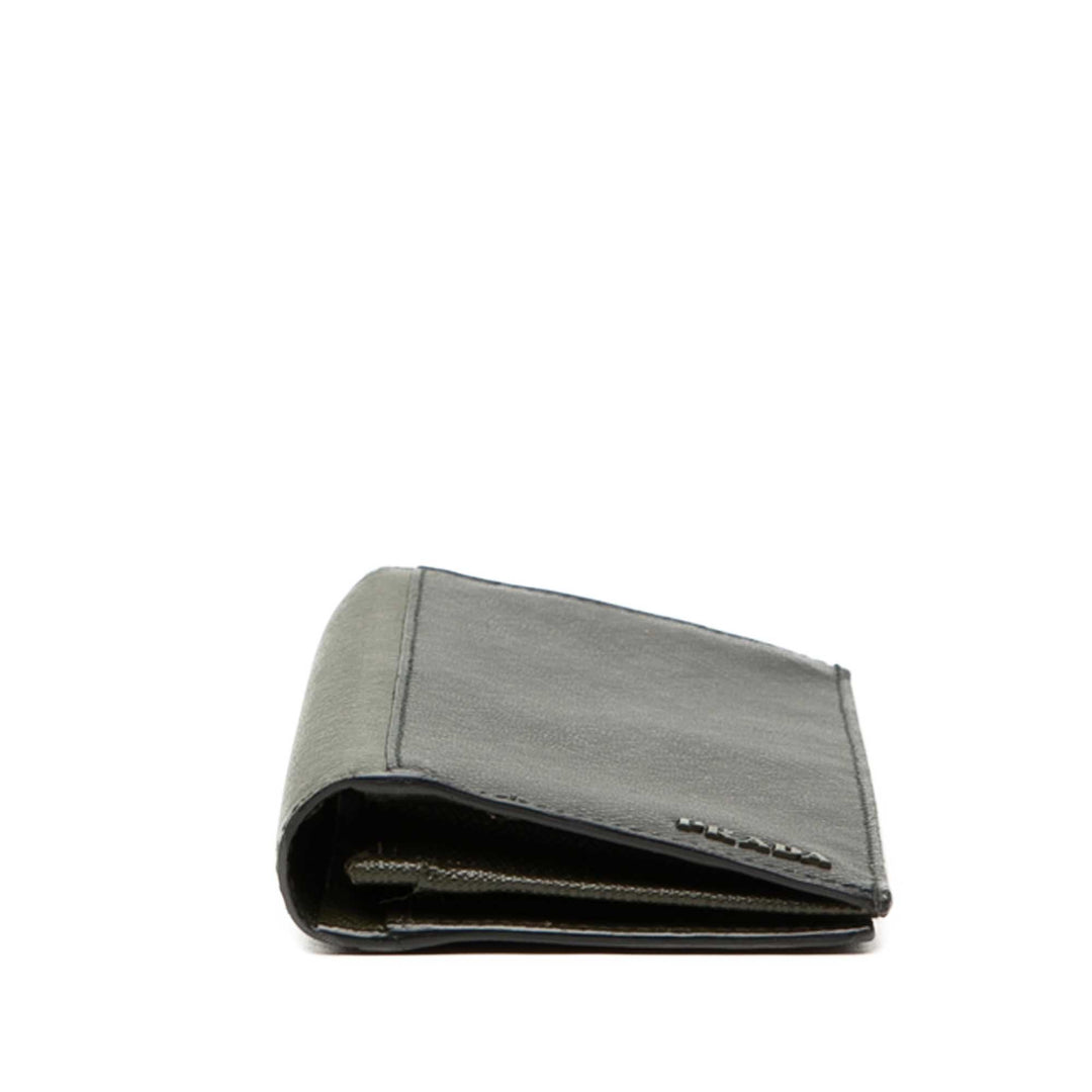Prada Bicolor Saffiano Bifold Portefeuille long