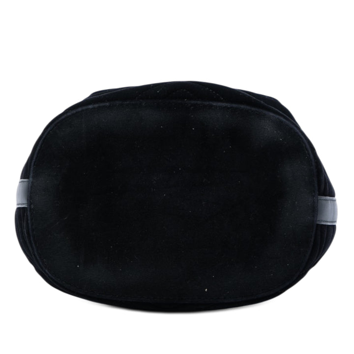 Gucci GG Marmont 2.0 Matelasse Velours Bucket Sac