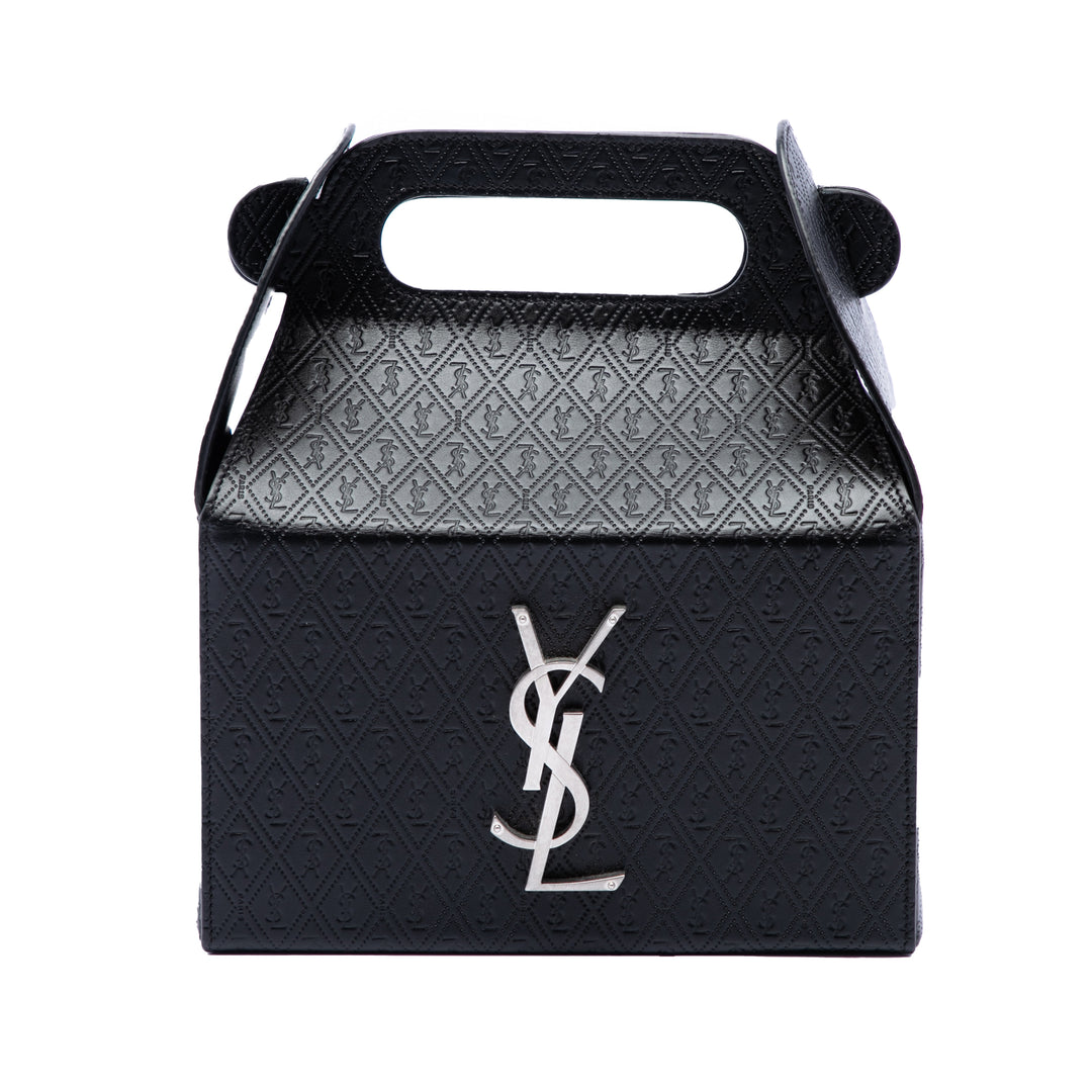 Saint Laurent Take Away Sac boîte Monogram Noir – vue principale – GABY PARIS