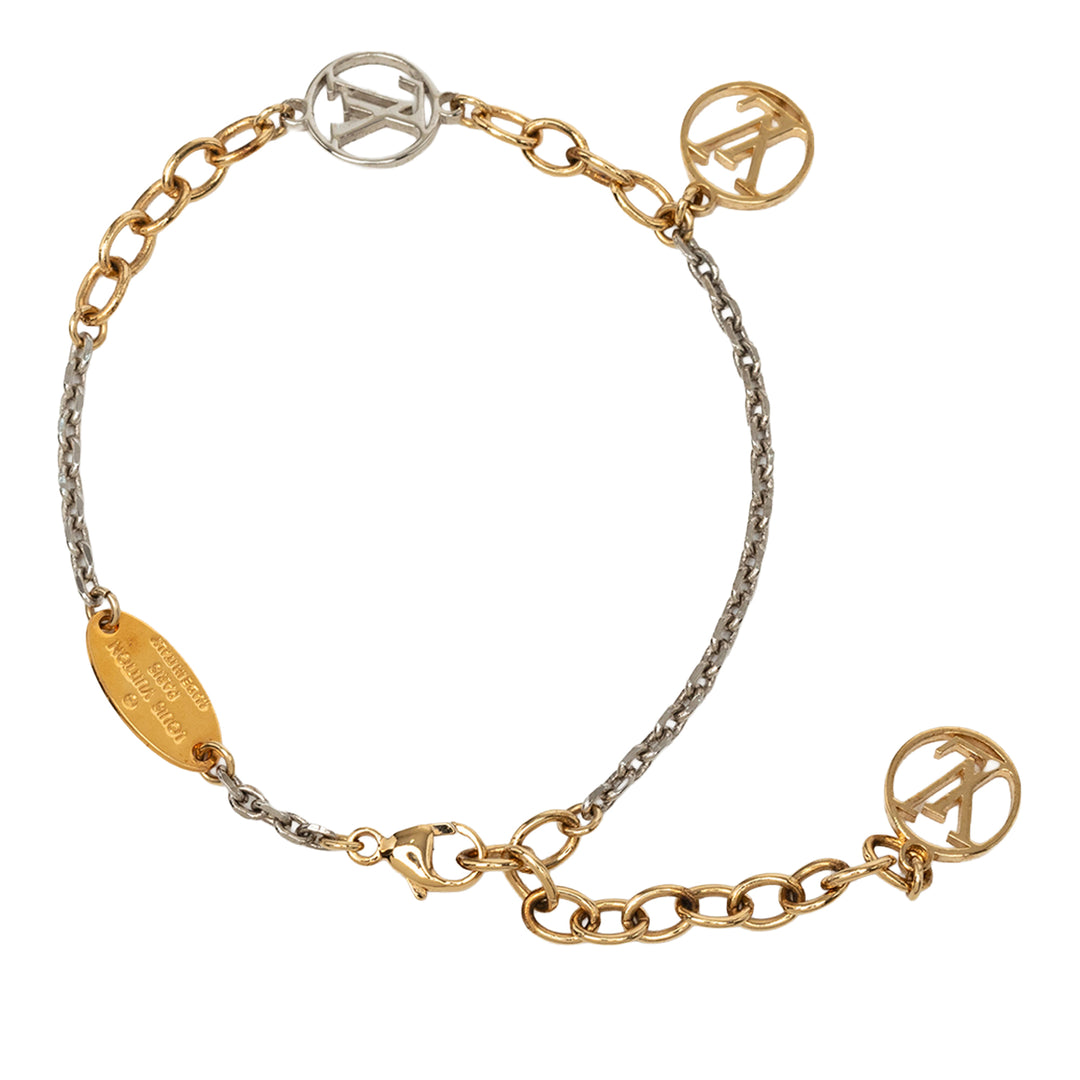 Louis Vuitton plaqué et Brass Logomania Bracelet